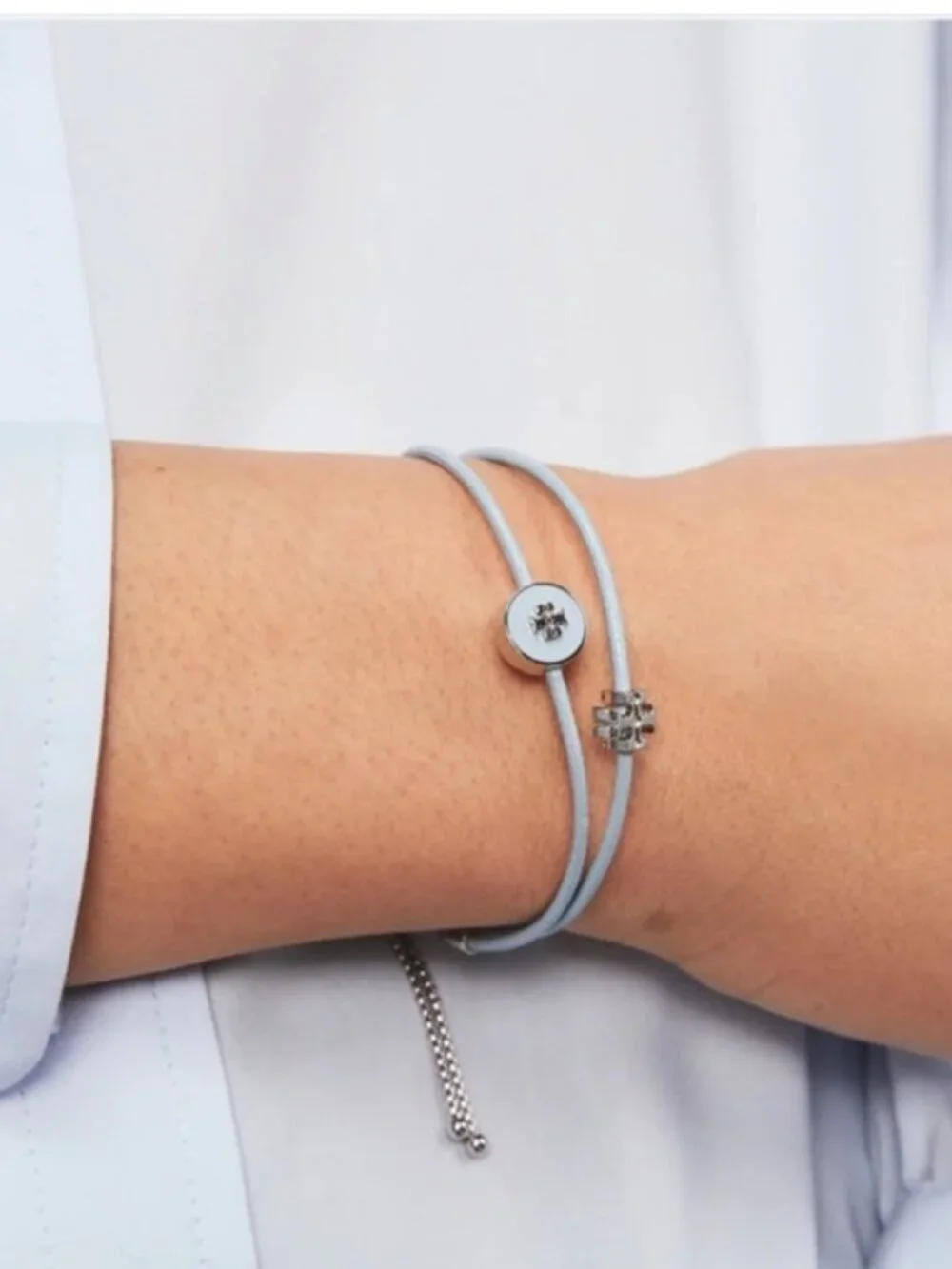 NWT~TORY BURCH~Kira Enameled Slider Bracelet